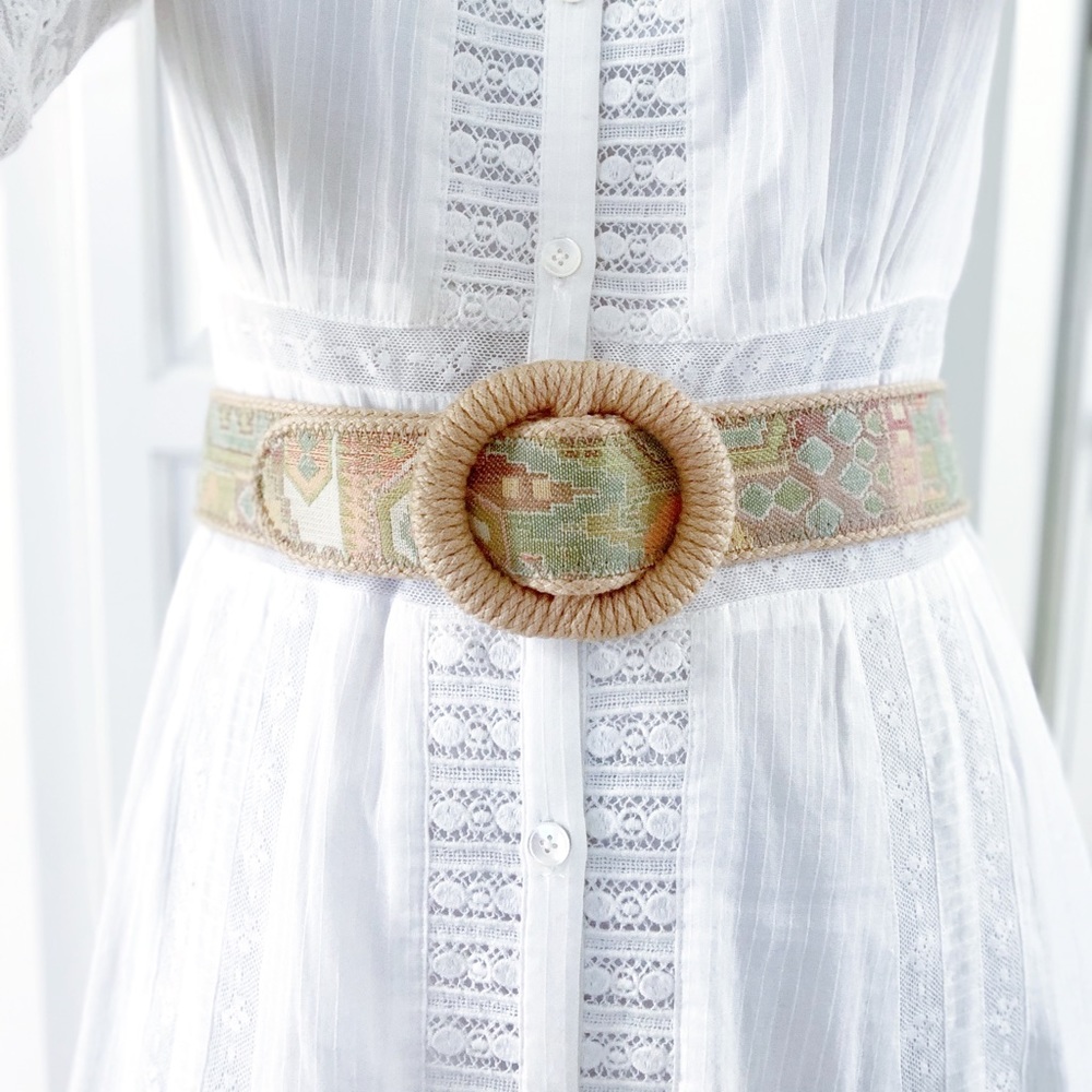 Stunning Jacquard Fabric Belt - Picture 10 of 11